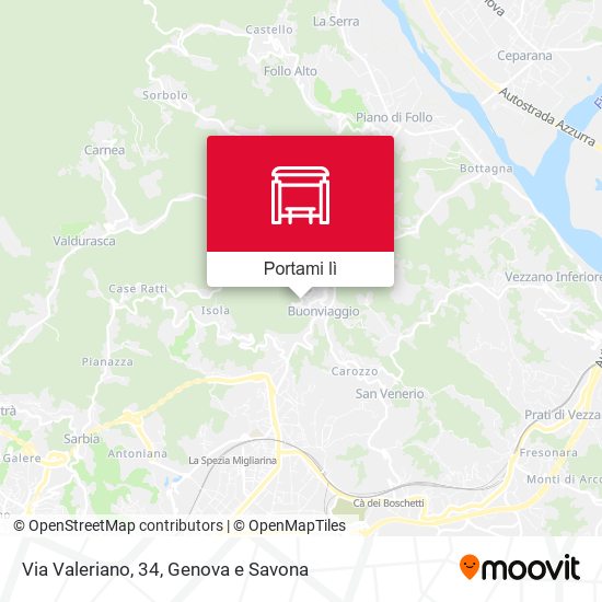Mappa Via Valeriano, 34