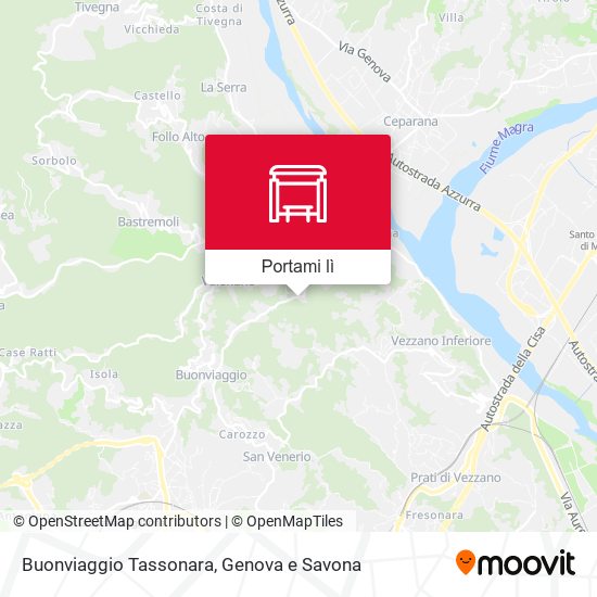Mappa Buonviaggio Tassonara