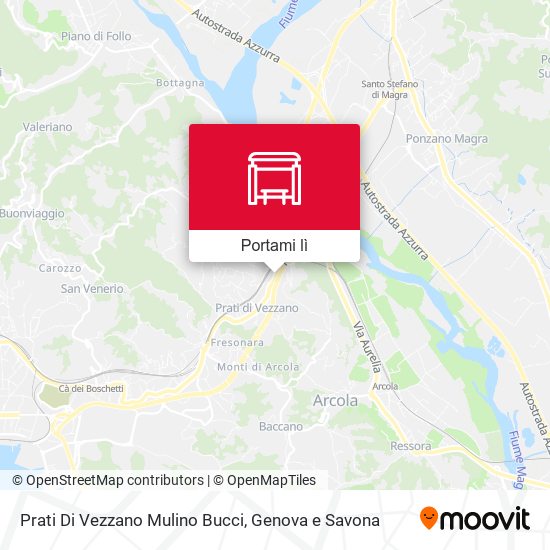 Mappa Prati Di Vezzano Mulino Bucci