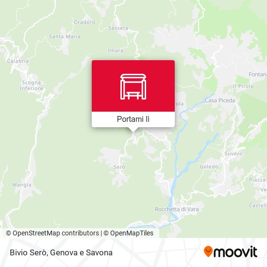 Mappa Bivio Serò