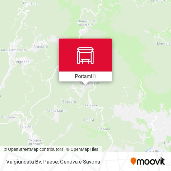 Mappa Valgiuncata Bv. Paese