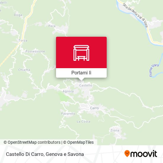 Mappa Castello Di Carro
