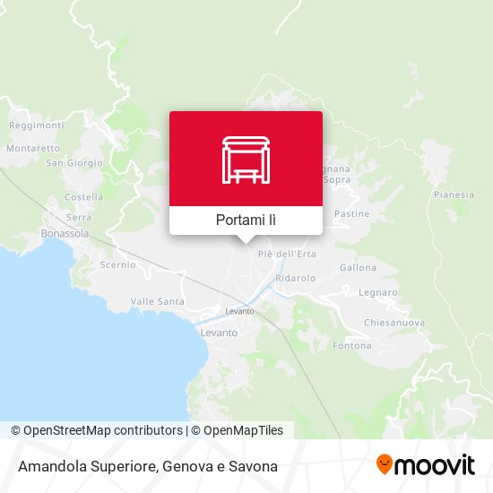 Mappa Amandola Superiore