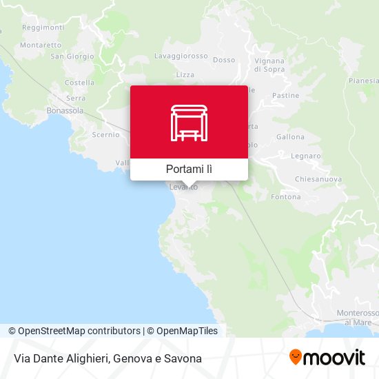 Mappa Via Dante Alighieri