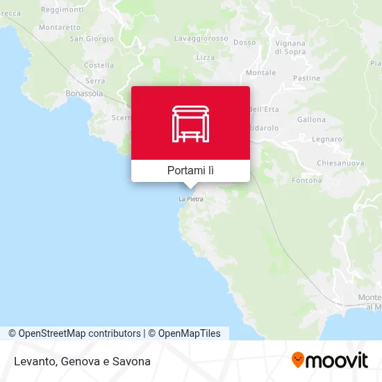 Mappa Levanto