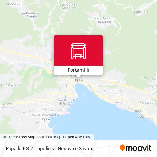 Mappa Rapallo F.S. / Capolinea