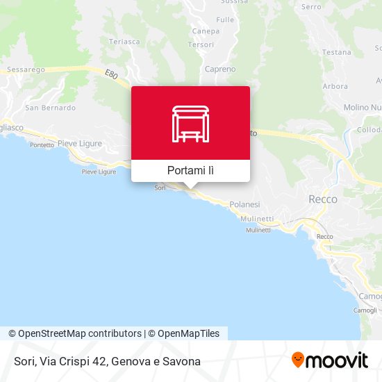 Mappa Sori, Via Crispi 42