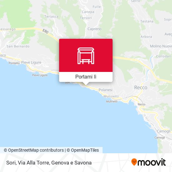 Mappa Sori, Via Alla Torre