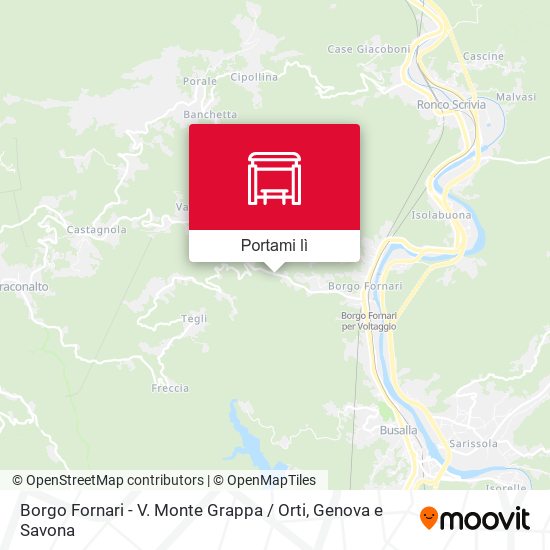 Mappa Borgo Fornari - V. Monte Grappa / Orti