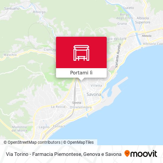 Mappa Via Torino - Farmacia Piemontese