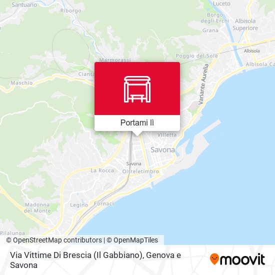 Mappa Via Vittime Di Brescia (Il Gabbiano)