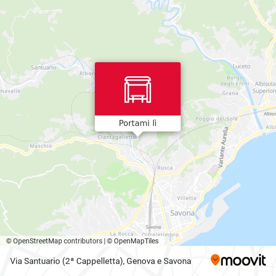 Mappa Via Santuario (2ª Cappelletta)