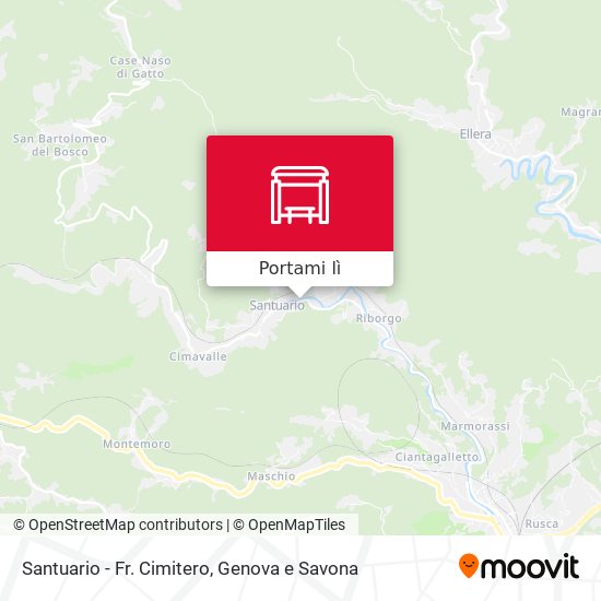 Mappa Santuario - Fr. Cimitero