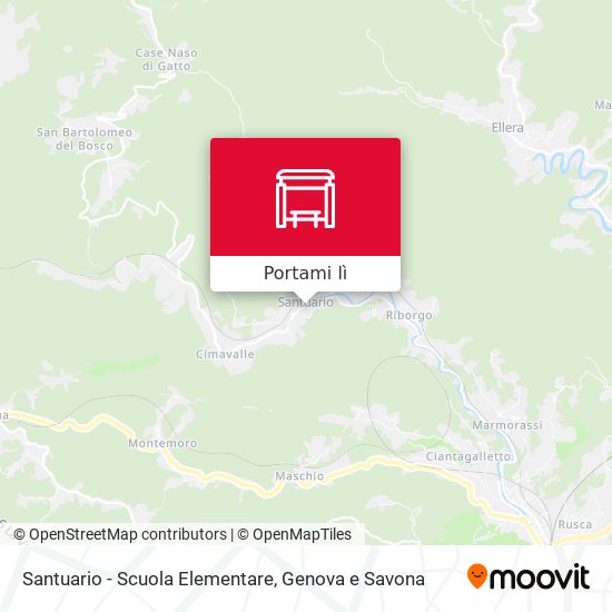 Mappa Santuario - Scuola Elementare