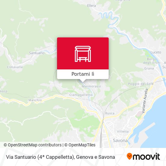 Mappa Via Santuario (4ª Cappelletta)