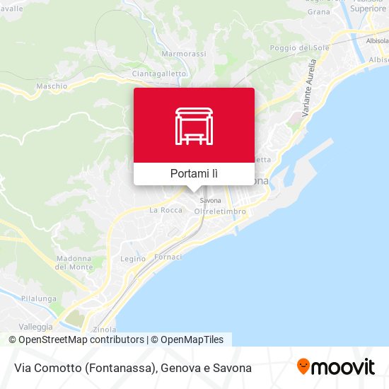 Mappa Via Comotto (Fontanassa)
