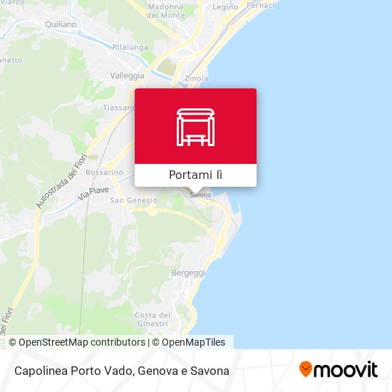 Mappa Capolinea Porto Vado