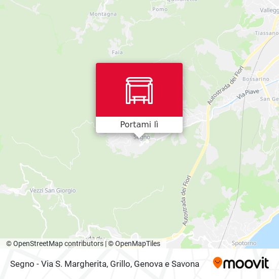 Mappa Segno - Via S. Margherita, Grillo