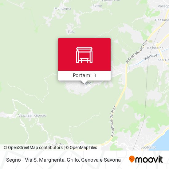 Mappa Segno - Via S. Margherita, Grillo