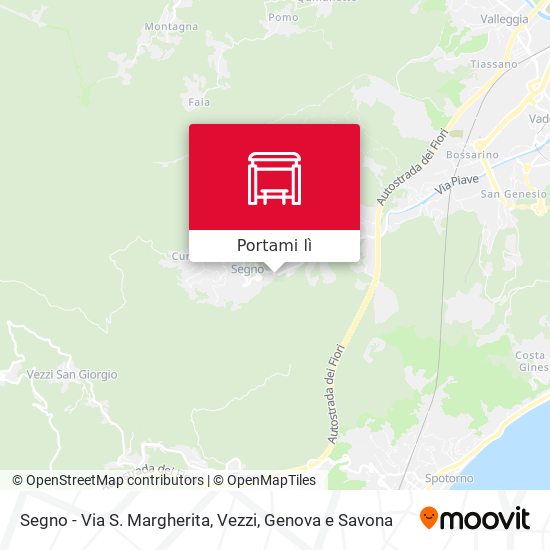 Mappa Segno - Via S. Margherita, Vezzi