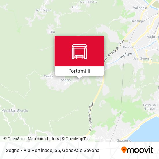 Mappa Segno - Via Pertinace, 56