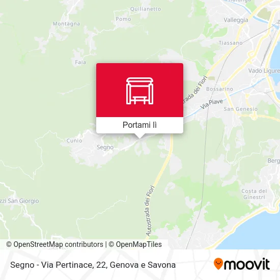 Mappa Segno - Via Pertinace, 22