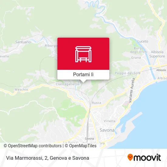 Mappa Via Marmorassi, 2