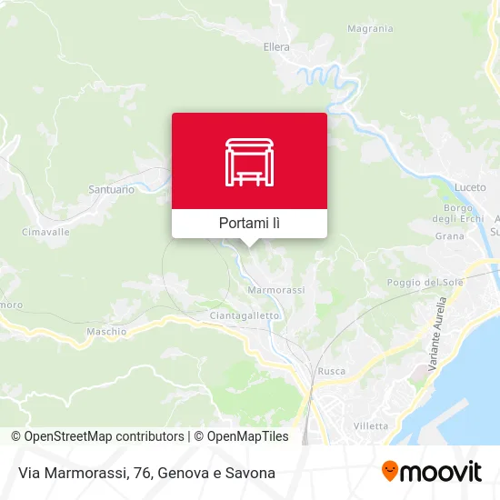 Mappa Via Marmorassi, 76
