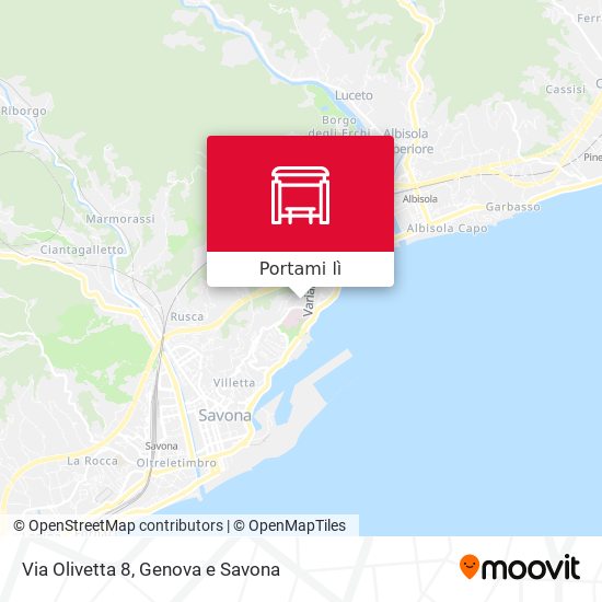 Mappa Via Olivetta 8