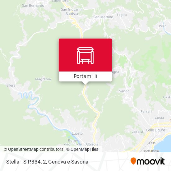 Mappa Stella - S.P.334, 2