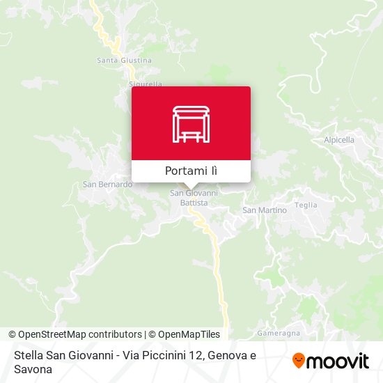 Mappa Stella San Giovanni - Via Piccinini 12