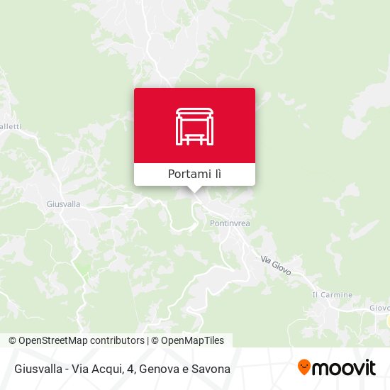 Mappa Giusvalla - Via Acqui, 4