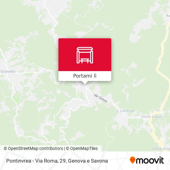 Mappa Pontinvrea - Via Roma, 29
