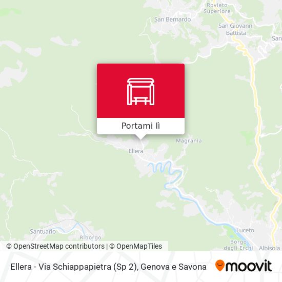 Mappa Ellera - Via Schiappapietra (Sp 2)