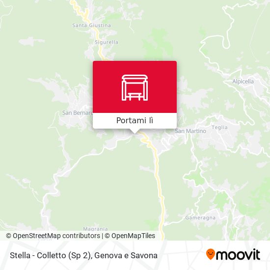 Mappa Stella - Colletto (Sp 2)