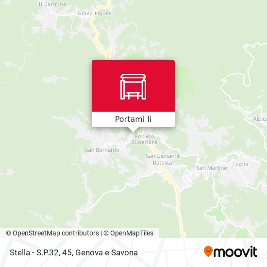 Mappa Stella - S.P.32, 45