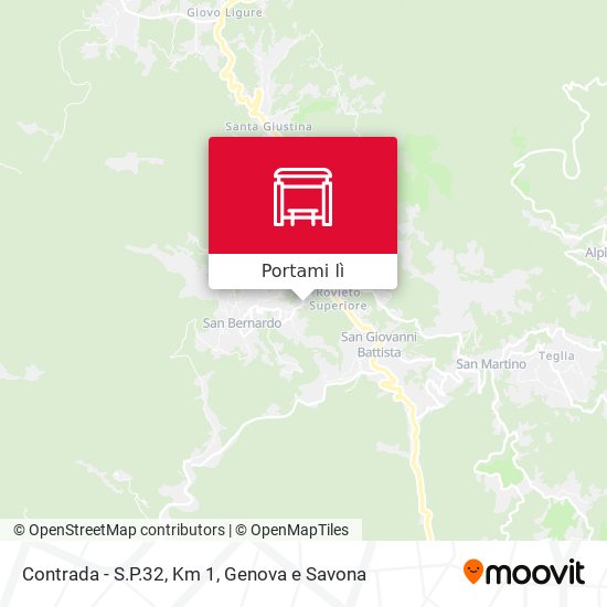 Mappa Contrada - S.P.32, Km 1