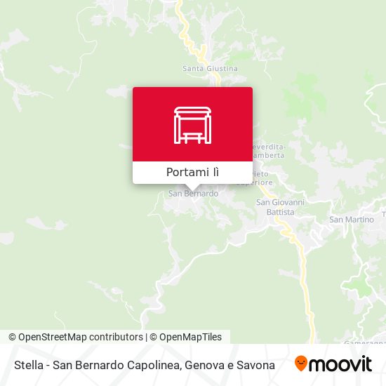 Mappa Stella - San Bernardo Capolinea