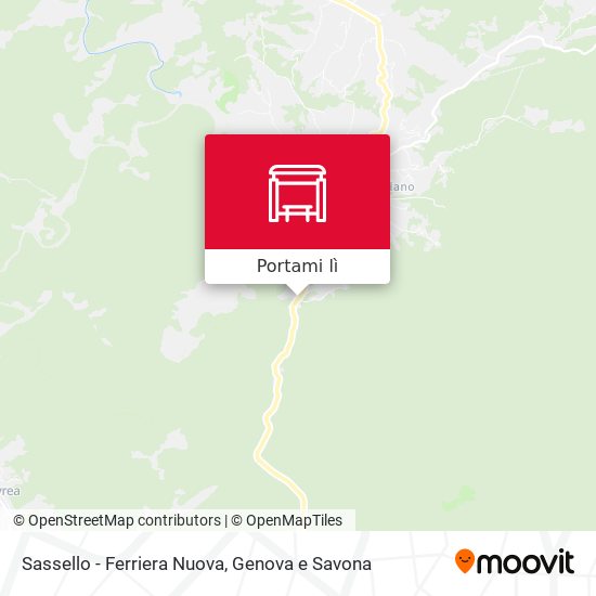 Mappa Sassello - Ferriera Nuova