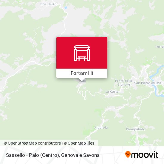 Mappa Sassello - Palo (Centro)