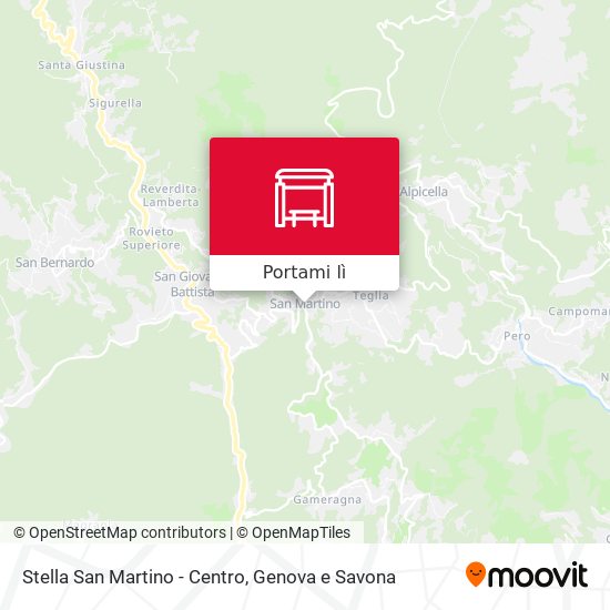 Mappa Stella San Martino - Centro