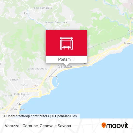 Mappa Varazze - Comune