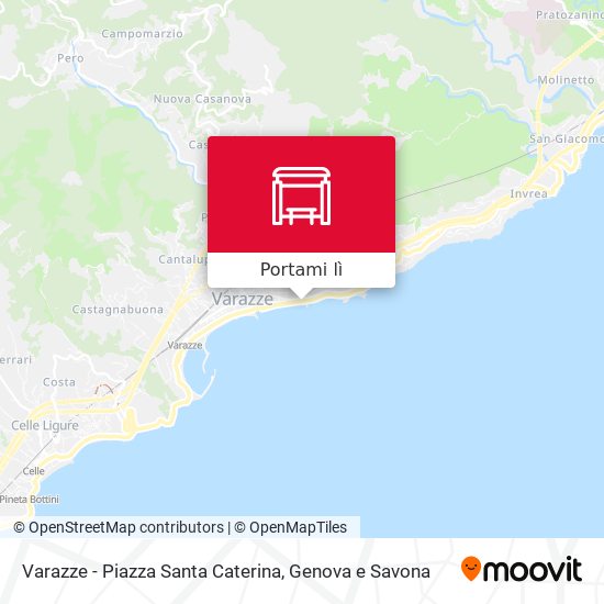 Mappa Varazze - Piazza Santa Caterina