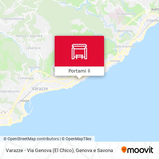 Mappa Varazze - Via Genova (El Chico)