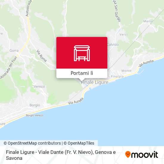 Mappa Finale Ligure - Viale Dante (Fr. V. Nievo)