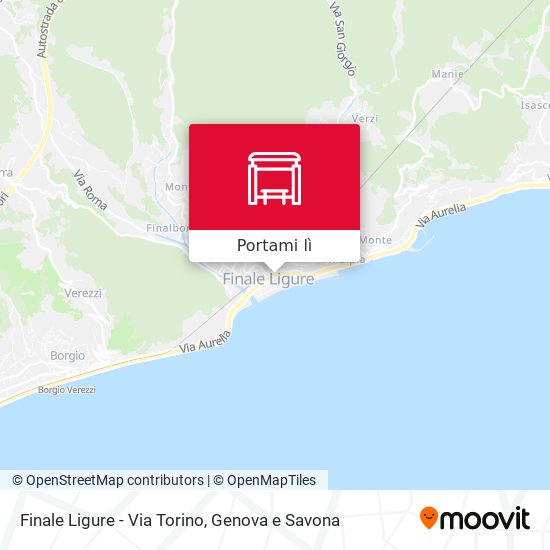 Mappa Finale Ligure - Via Torino