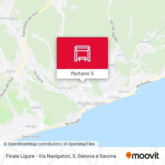Mappa Finale Ligure - Via Navigatori, 5