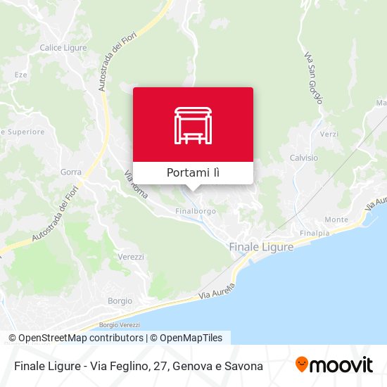 Mappa Finale Ligure - Via Feglino, 27
