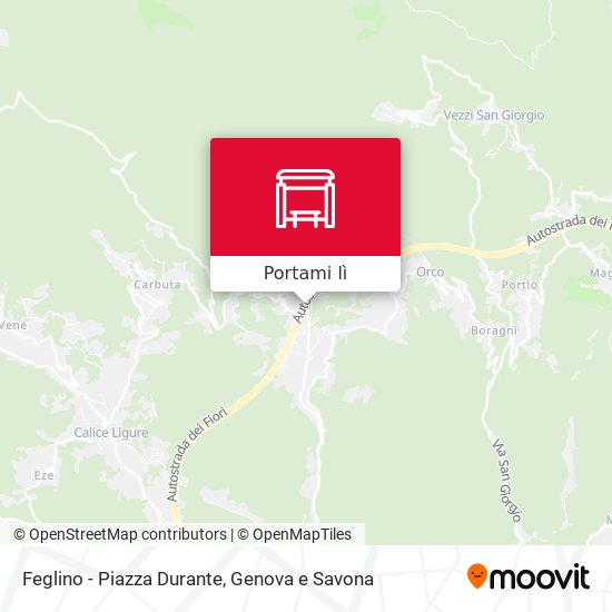 Mappa Feglino - Piazza Durante