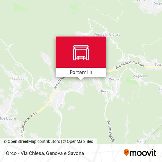 Mappa Orco - Via Chiesa
